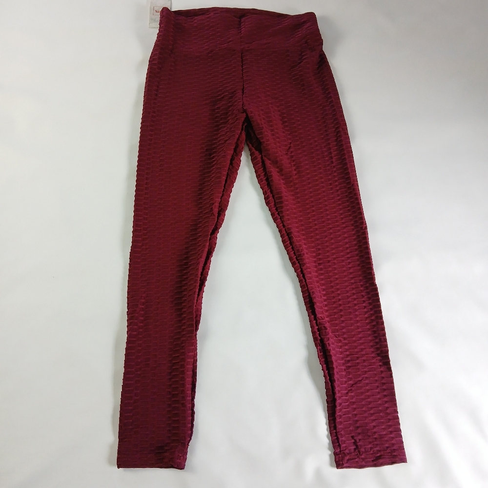 NWT New Tik Tok Butt Accentuating Scrunch Ruched Textured Leggings
